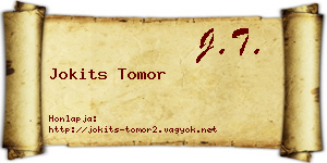 Jokits Tomor névjegykártya